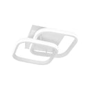 Lustra LED VERTEX Matrix Romburi Suprapuse, Rame Metalice, 11W, 2 Romburi, Lumina Rece/Calda/Neutra, Alb