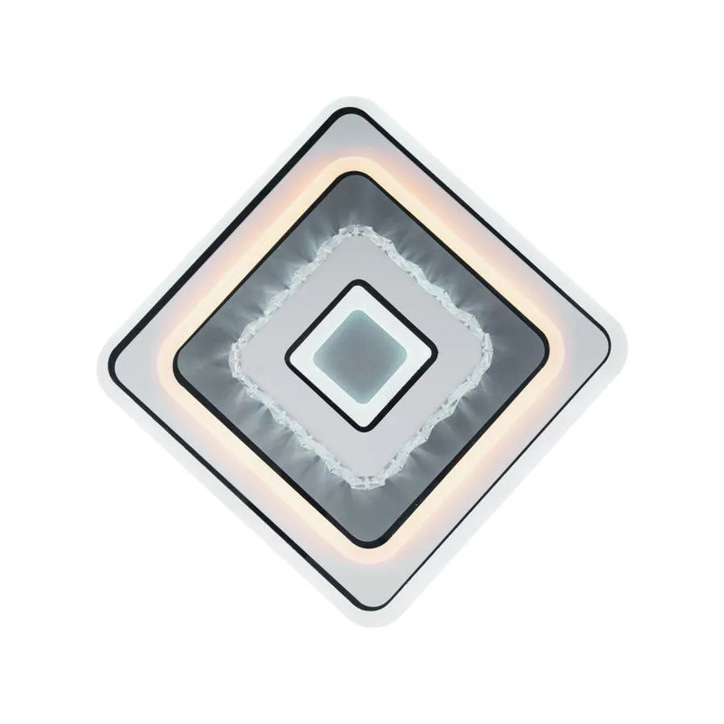 Lustra LED cu cristal ARABELA 35W, lumina Rece/Calda/Neutra, Alb