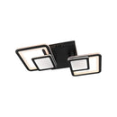 Lustra LED cu telecomanda BALANS 44W, 2 Patrate, lumina Rece/Calda/Neutra, Dimabila, Negru Lustre LED cu Telecomanda Default Title Alessandro Design