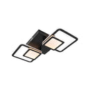 Lustra LED cu telecomanda BALANS 44W, 2 Patrate, lumina Rece/Calda/Neutra, Dimabila, Negru Lustre LED cu Telecomanda Default Title Alessandro Design