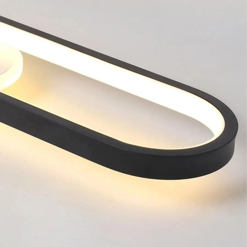 Lustra LED cu Proiector Reglabil FISSO Camilla 48W, lumina Rece/Calda/Neutra, Negru