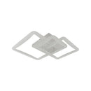 Lustra LED cu telecomanda FARYDA 120W, 3 Patrate, lumina Rece/Calda/Neutra, Dimabila, Alb