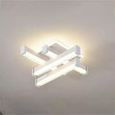 Lustra LED COLE 22W, 4 Elemente, Liniara, lumina Rece/Calda/Neutra, Alb