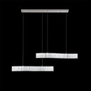 Lustra LED suspendata cu telecomanda si cristal MERVE 24W, lumina Rece/Calda/Neutra, Dimabila, Crom Lucios, Inaltime Reglabila Lustre LED Cristal Default Title Alessandro Design