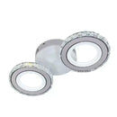 Lustra LED cu telecomanda si cristal NOVA ROTONDA 29W, 2 Cercuri, lumina Rece/Calda/Neutra, Alb