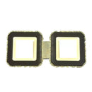 Lustra LED cu telecomanda si cristal QUADRIS 24W, 2 Patrate, lumina Rece/Calda/Neutra, Dimabila, Alb