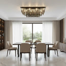 Candelabru Cristal, Brady, 14xE14, Rectangular, Gri Candelabre Cristal Default Title Alessandro Design