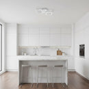 Lustra LED ERIKA 27W, 2 Patrate, lumina Neutra, Alb Lustre LED Aplicate Default Title Alessandro Design