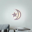 Lustra LED ELLY 36W, Luna si Stea, lumina Rece/Calda/Neutra, Maro Lustra LED Default Title Alessandro Design