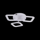 Lustra LED ERIKA 20W, 3 Patrate, lumina Neutra, Alb