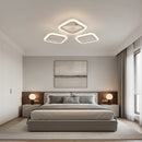 Lustra LED ERIKA 20W, 3 Patrate, Lumina Neutra 4000k, Alb, Metal si Acril Lustre LED Aplicate Default Title Alessandro Design