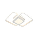 Lustra LED DUOFORM 21W, 3 Patrate, lumina Rece/Calda/Neutra, Alb