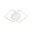 Lustra LED DUOFORM 21W, 3 Patrate, lumina Rece/Calda/Neutra, Alb