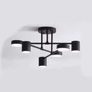 Lustra LED  GALIOS 72W, 6 Elemente, lumina Rece/Calda/Neutra, Negru