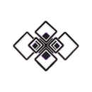 Lustra LED cu telecomanda si cristal QUADRIS RGB 330W, 6 Patrate, lumina Rece/Calda/Neutra, Dimabila, Negru