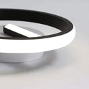 Lustra LED VICTORIA 19W, Rotunda, lumina Rece/Calda/Neutra, Negru Alb