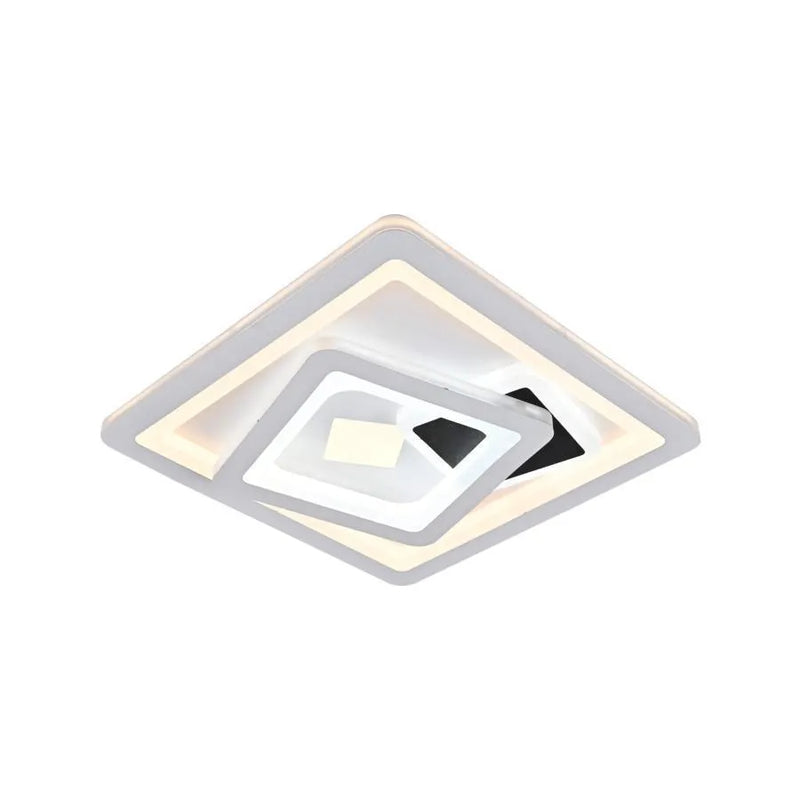 Lustra LED JULIETTE 36W, lumina Rece/Calda/Neutra, Alb