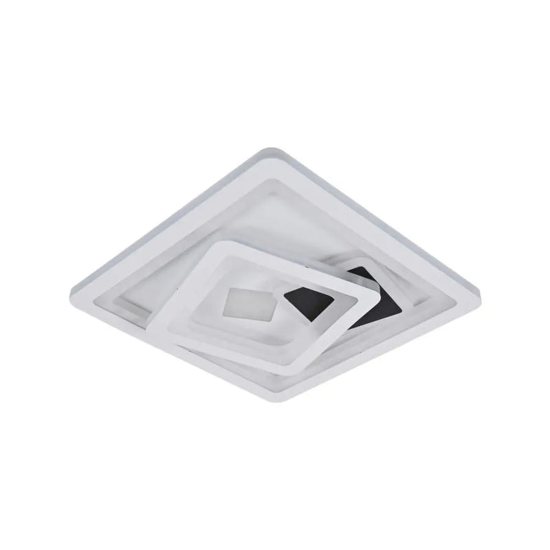 Lustra LED JULIETTE 36W, lumina Rece/Calda/Neutra, Alb