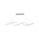 Lustra LED suspendata cu telecomanda LETICIA 24W, Liniara, lumina Rece/Calda/Neutra, Dimabila, Alb, Inaltime Reglabila