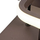 Lustra LED LILIA 24W, 2 Patrate, lumina Rece/Calda/Neutra, Maro