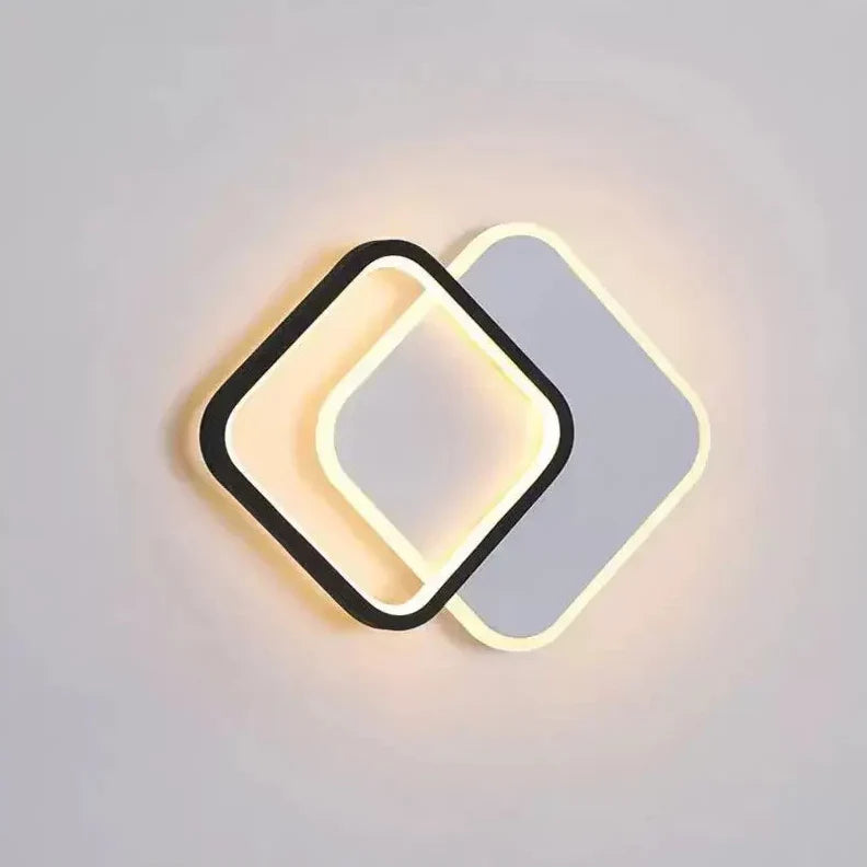 Lustra LED MARCELO 30W, lumina Rece/Calda/Neutra Alb Negru