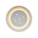Lustra LED GUARELLA, 39W, lumina Rece/Calda/Neutra, Alb