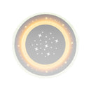 Lustra LED GUARELLA, 39W, lumina Rece/Calda/Neutra, Alb