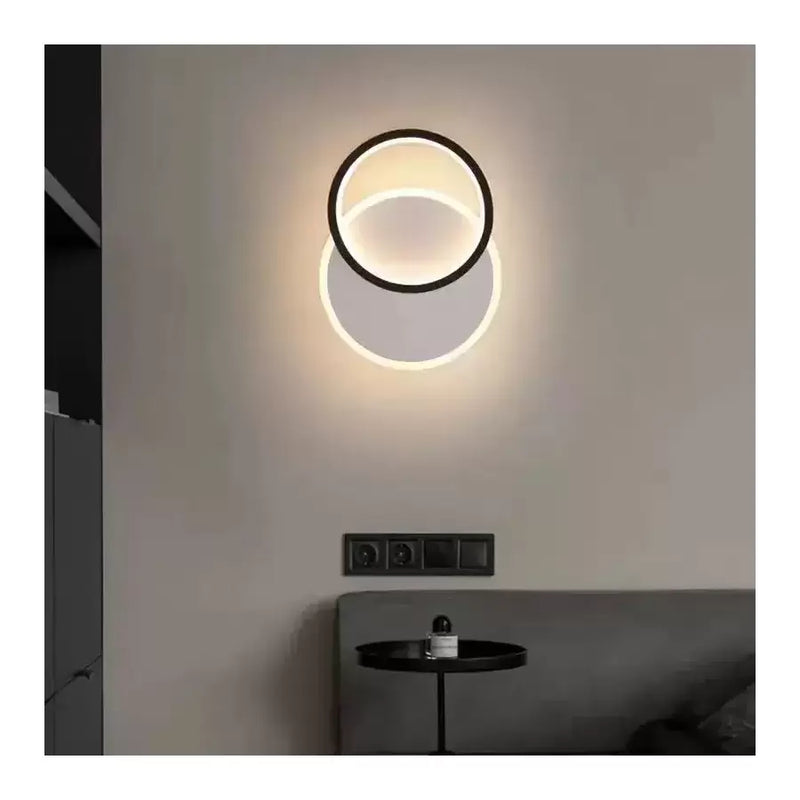 Lustra LED MARIO 24W, lumina Rece/Calda/Neutra Alb Negru