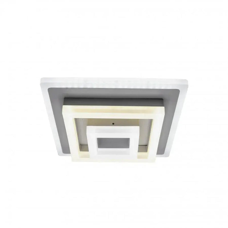 Lustra LED MEDEEA 24W, Diametru 26cm, Patrata, lumina Rece/Calda/Neutra, Alb