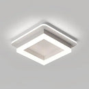 Lustra LED MODERNA 29W, Diametru 22cm, Patrata, lumina Rece/Calda/Neutra, Alb