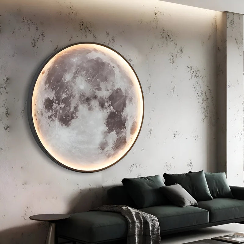 Aplica LED Decorativa Luna 45W Diametru 80CM 3000/4000/6000K - LEDS