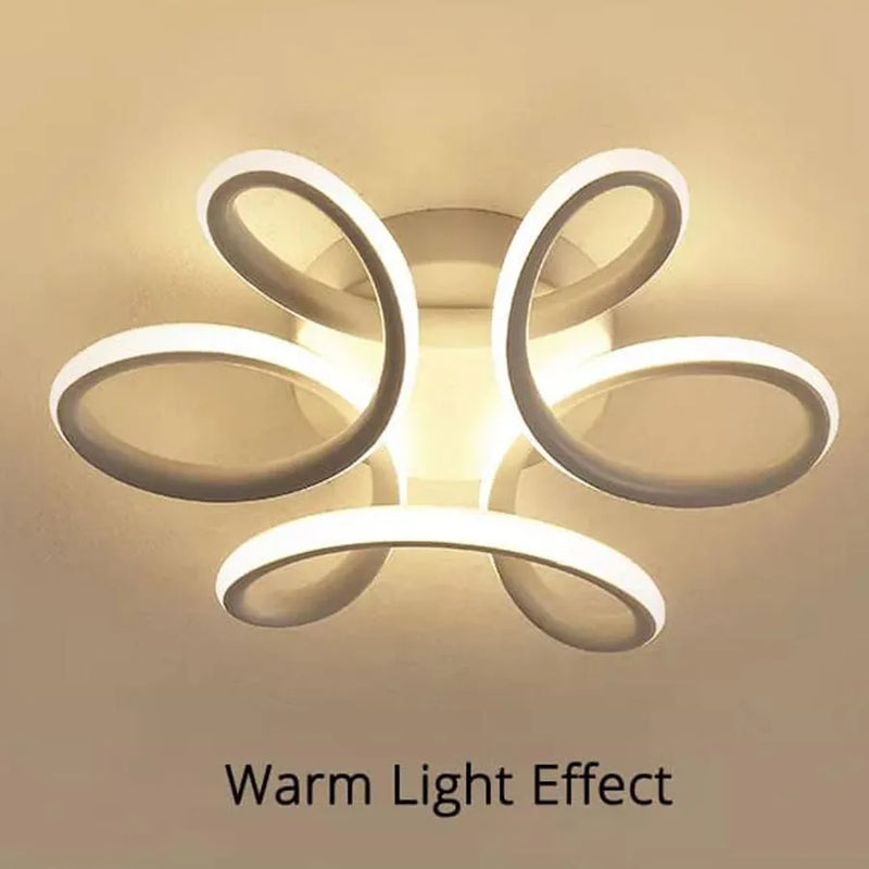 Lustra LED PANZEA 36W, lumina Rece/Calda/Neutra, Alb