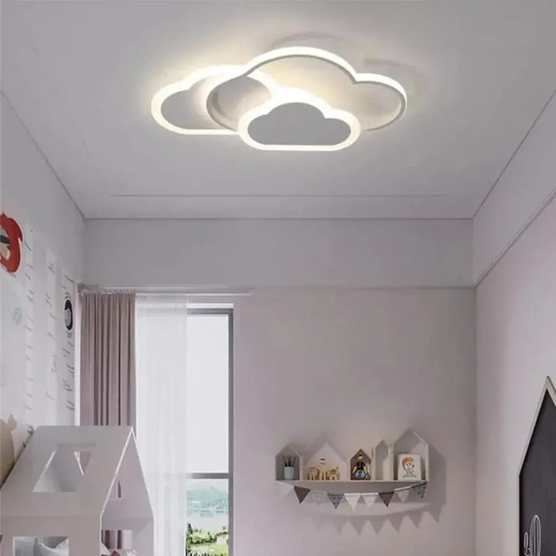 Lustra LED cu telecomanda RIOKO 53W, 3 Nori, lumina Rece/Calda/Neutra, Dimabila, Alb