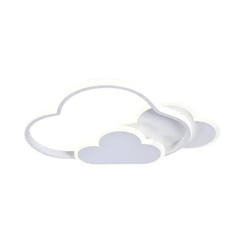 Lustra LED cu telecomanda RIOKO 53W, 3 Nori, lumina Rece/Calda/Neutra, Dimabila, Alb