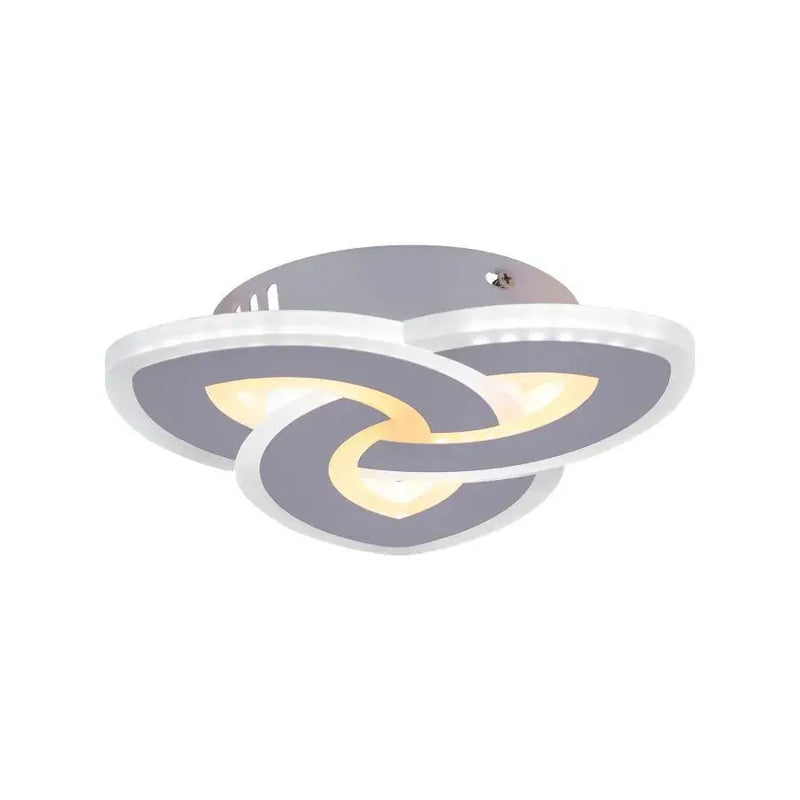 Lustra LED SAGEATA 48W, Diametru 20cm, lumina Rece/Calda/Neutra, Alb
