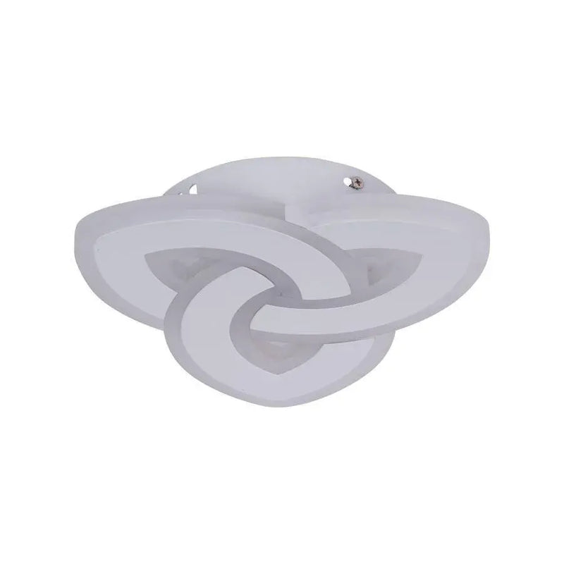 Lustra LED SAGEATA 48W, Diametru 20cm, lumina Rece/Calda/Neutra, Alb
