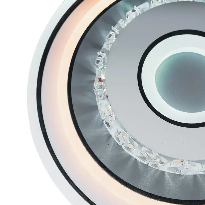 Lustra LED cu cristal SERILDA 40W, Diametru 20cm, lumina Rece/Calda/Neutra , Alb