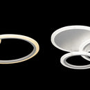 Lustra LED cu telecomanda LUCY 45W, 3 Cercuri, lumina Rece/Calda/Neutra, Dimabila, Alb