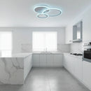 Lustra LED cu telecomanda LUCY 45W, 3 Cercuri, lumina Rece/Calda/Neutra, Dimabila, Alb Lustre LED cu Telecomanda Default Title Alessandro Design