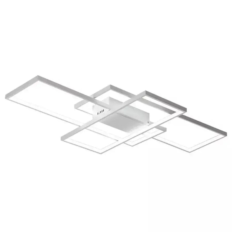 Lustra LED cu telecomanda LANDYN 71W, lumina Rece/Calda/Neutra, Dimabila, Alb