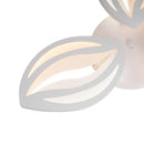 Lustra LED cu telecomanda ORCHID 39W, 3 Petale, lumina Rece/Calda/Neutra, Dimabila, Alb