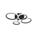 Lustra LED cu telecomanda BETTY 44W, 4 Cercuri, lumina Rece/Calda/Neutra, Dimabila, Negru