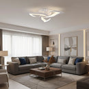 Lustra LED cu telecomanda LOTUS 32W, 3 Petale, lumina Rece/Calda/Neutra, Dimabila, Alb Lustre LED cu Telecomanda Default Title Alessandro Design