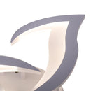 Lustra LED cu telecomanda LOTUS 34W, 3 Petale, lumina Rece/Calda/Neutra, Dimabila, Alb