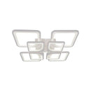 Lustra LED cu telecomanda ZOE 138W, 8 Patrate, lumina Rece/Calda/Neutra, Dimabila, Alb Lustre LED cu Telecomanda Default Title Alessandro Design