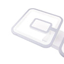 Lustra LED cu telecomanda  FELIX 87W, 3 Patrate, lumina Rece/Calda/Neutra, Dimabila, Alb