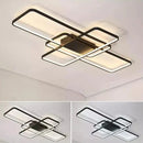 Lustra LED cu telecomanda AXIS 96W, 3 Elemente, lumina Rece/Calda/Neutra, Dimabila, Negru