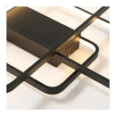 Lustra LED cu telecomanda AXIS 96W, 3 Elemente, lumina Rece/Calda/Neutra, Dimabila, Negru