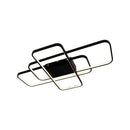 Lustra LED cu telecomanda AXIS 96W, 3 Elemente, lumina Rece/Calda/Neutra, Dimabila, Negru