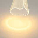 Lustra LED suspendata cu telecomanda JEROME 58W, 10 Elemente, lumina Rece/Calda/Neutra, Dimabila, Auriu, Inaltime Reglabila